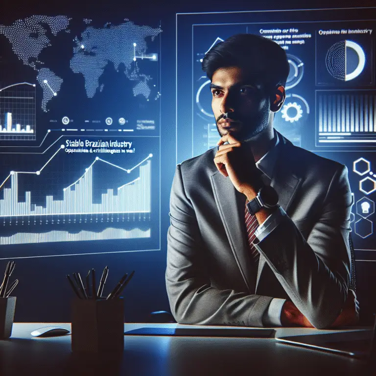 A indústria brasileira estável em 2023 impulsiona o e-commerce e desafia o setor a investir em inovação e sustentabilidade para crescimento sustentável.