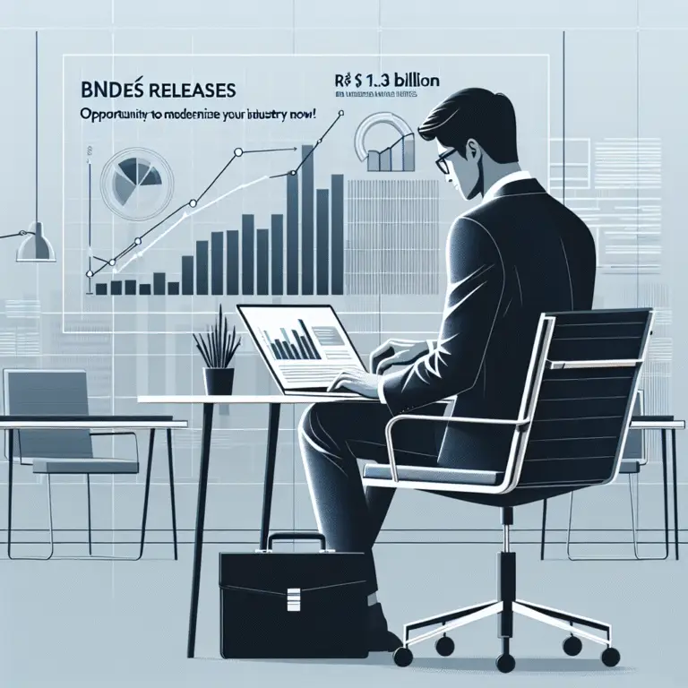 O BNDES aprovou R$ 1,3 bilhão em crédito para modernizar a indústria brasileira. Descubra como sua empresa pode inovar, crescer e se tornar mais competitiva com esse investimento.