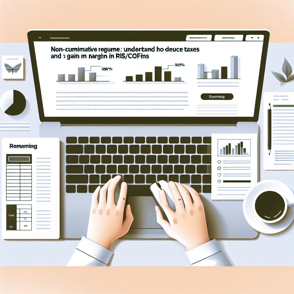 Regime Não Cumulativo: Entenda Como Reduzir Impostos e Ganhar Margem no PIS/COFINS