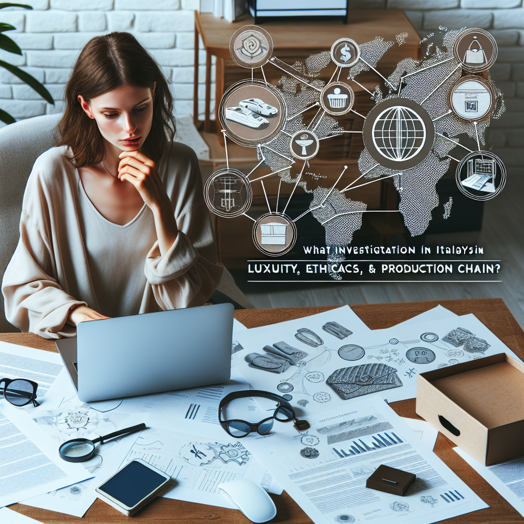 O que as Investigações na Itália Revelam sobre Luxo, Ética e Cadeia Produtiva?